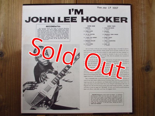 画像2: John Lee Hooker / I'm John Lee Hooker (2)