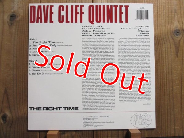 画像2: Dave Cliff Quintet / The Right Time (2)