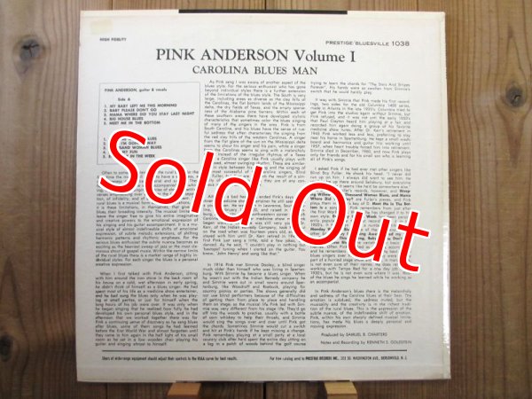 画像2: Pink Anderson / Carolina Blues Man (2)