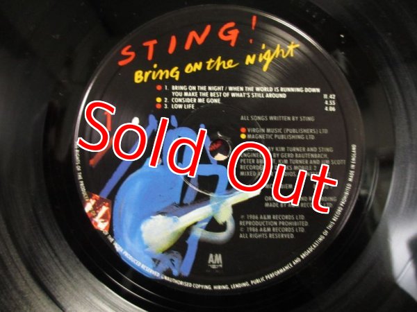 画像3: Sting / Bring On The Night (3)