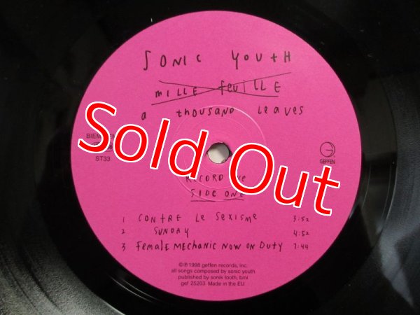 画像3: Sonic Youth / Thousand Leaves (3)
