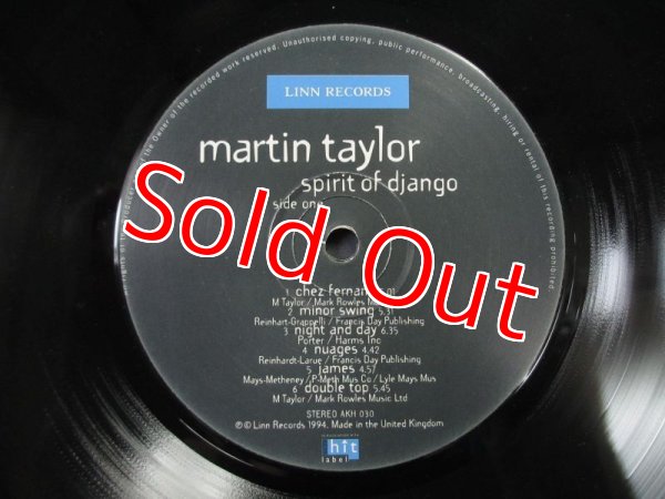 画像3: イギリスの高級オーディオメーカーの高音質盤！■Martin Taylor / Spirit Of Django (3)