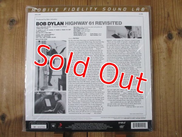 画像2: モービルフィディリティー45回転2枚組！BOB DYLAN / Highway 61 Revisited (45rpm2LP Limited Edition No.799) (2)