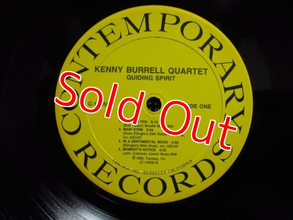 画像3:  Kenny Burrell Quartet / Guiding Spirit (3)