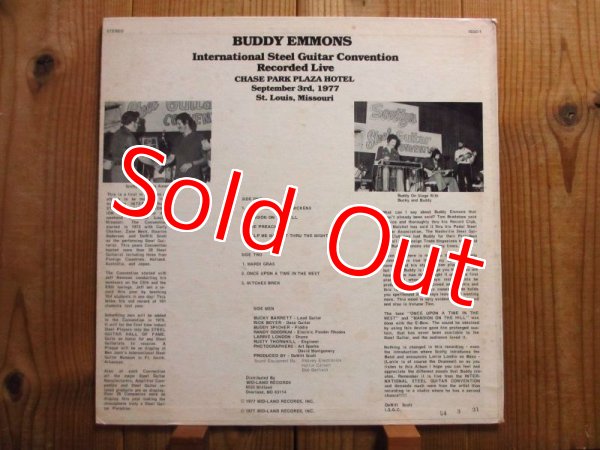 画像3: Buddy Emmons / International Steel Guitar Convention - Volume 1 & 2 (3)