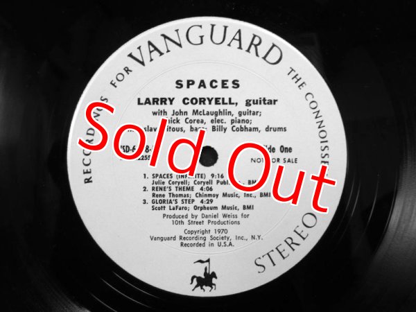 画像3: 激レア白プロモ・ラベル！■Larry Coryell / Spaces (3)