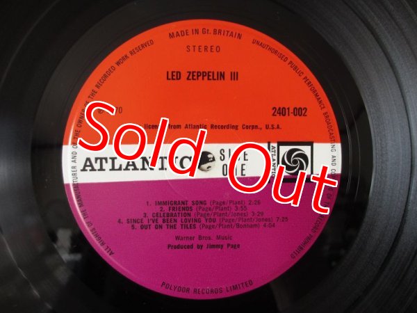 画像4: Led Zeppelin / Led Zeppelin III (4)