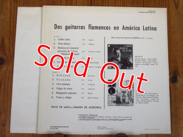 画像2: Paco de Lucia Y Ramon De Algeciras / Dos Guitarras Flamencas En America Latina (2)