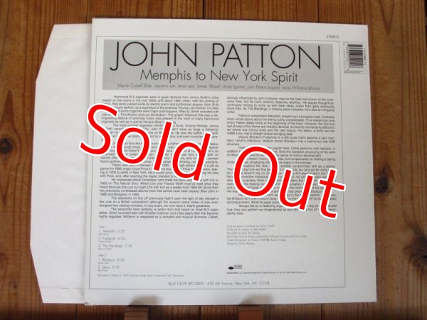 画像2: John Patton / Memphis To New York Spirit (2)