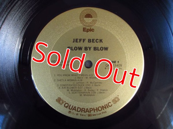 画像3: 全曲ミックス違いの4チャンネル盤！■Jeff Beck / Blow By Blow (SQ - Quadraphonic) (3)