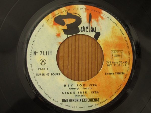 画像3: Jimi Hendrix Experience / Hey Joe (3)