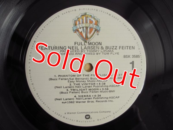 画像3: Full Moon Featuring Neil Larsen & Buzz Feiten / Full Moon (3)
