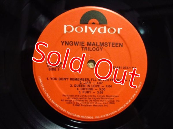 画像3: Yngwie J. Malmsteen / Trilogy (3)