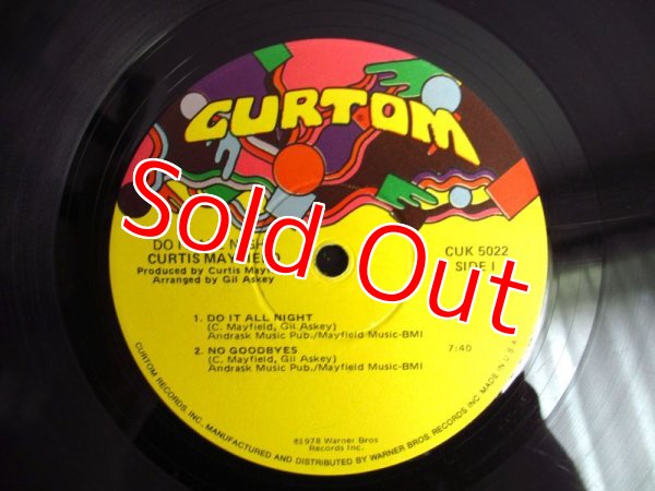 画像3: Curtis Mayfield / Do It All Night (3)