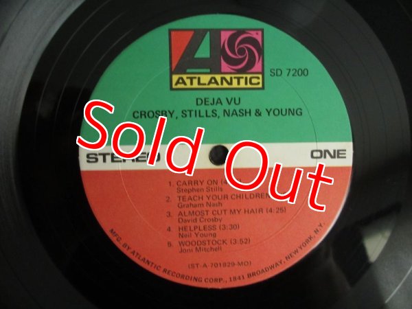 画像4: Crosby, Stills, Nash & Young / Deja Vu (4)