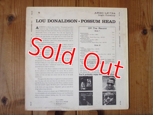 画像2: Lou Donaldson / Possum Head (2)