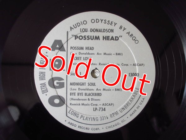 画像3: Lou Donaldson / Possum Head (3)
