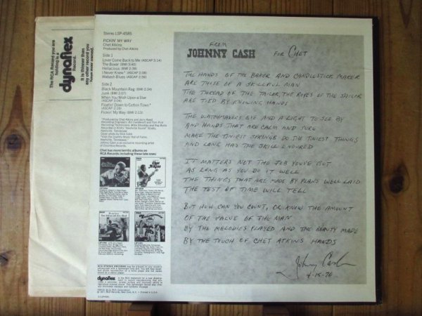 画像2: Chet Atkins / Pickin' My Way (2)