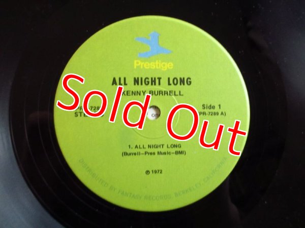 画像3: Kenny Burrell - The Prestige All Stars ‎– All Night Long (3)