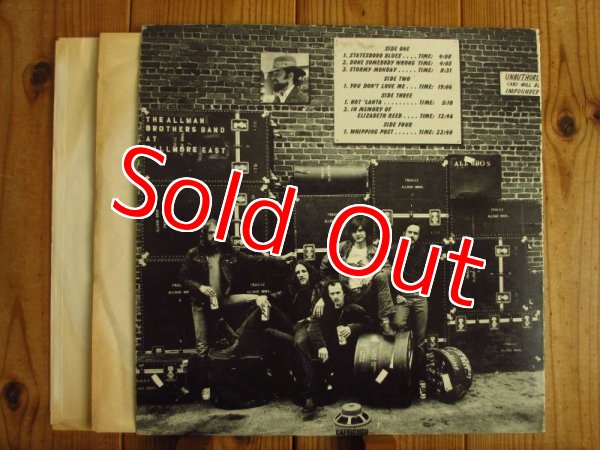 画像3: Allman Brothers Band / The Allman Brothers Band At Fillmore East (3)