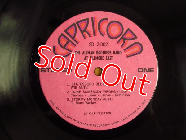 画像4: Allman Brothers Band / The Allman Brothers Band At Fillmore East (4)