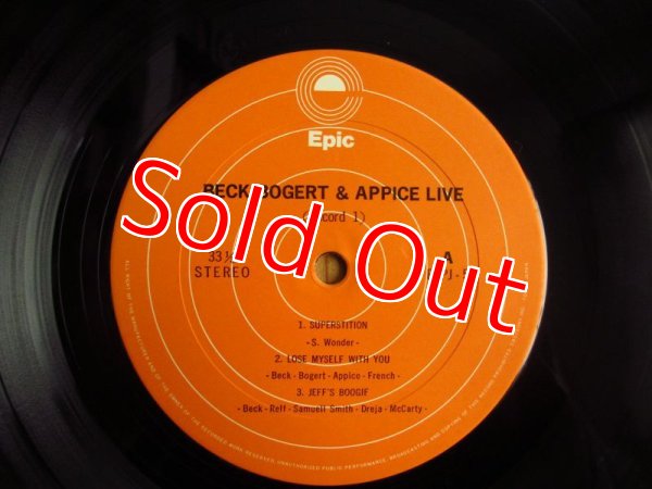 画像4: Beck, Bogert & Appice / Live = ベック・ボガート＆アピス・ライヴ (4)