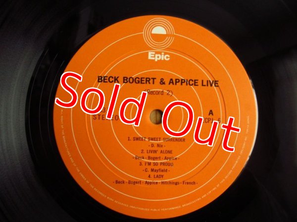画像5: Beck, Bogert & Appice / Live = ベック・ボガート＆アピス・ライヴ (5)