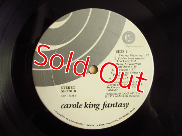 画像3: Carole King / Fantasy (3)