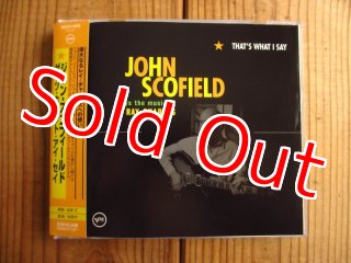 レイチャールズ Tribute / ジョンスコフィールド / That's What I Say: John Scofield Plays The Music Of Ray Charles / Verve 輸入盤