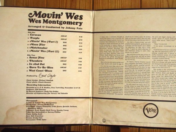 画像2: Wes Montgomery / Movin' Wes (2)