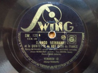 SP盤 / ジャンゴラインハルト / Django Reinhardt Et Le Quintette Du Hot Club De France / Vendredi 13 & Crepuscule / Swing / SW. 123