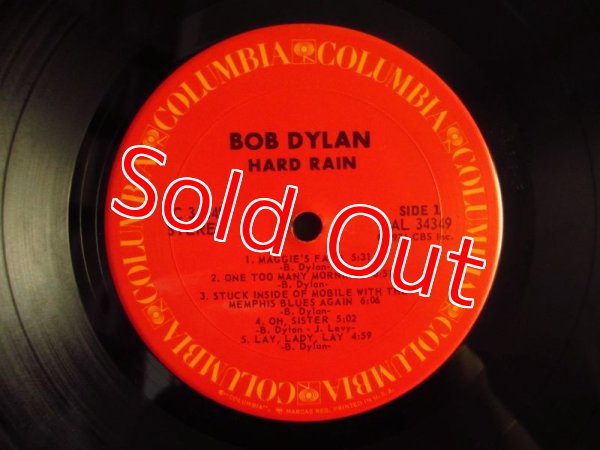 画像3: Bob Dylan / Hard Rain (3)