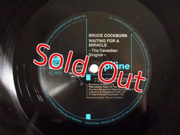 画像5: Bruce Cockburn / Waiting For A Miracle, Singles 1970-1987 (5)