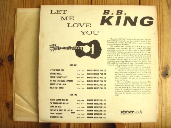 B.B. King / Let Me Love You - Guitar Records