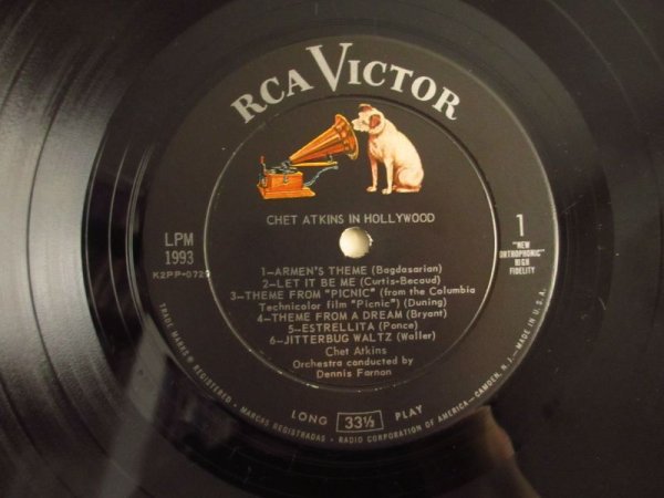 画像3: Chet Atkins / Chet Atkins In Hollywood (3)