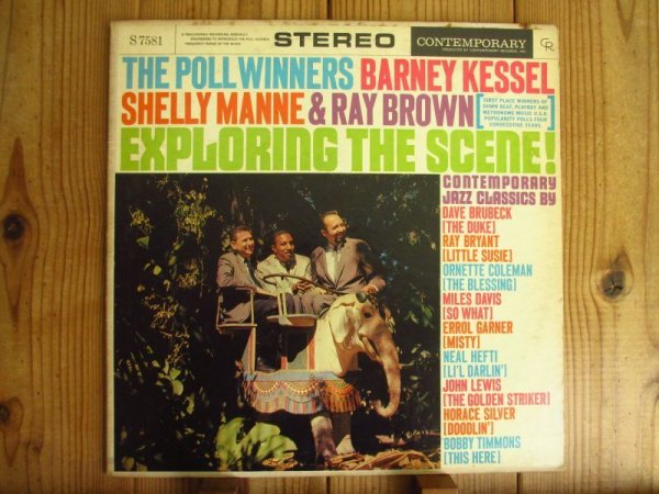 画像1: Barney Kessel, Shelly Manne & Ray Brown / The Poll Winners Exploring The Scene (1)