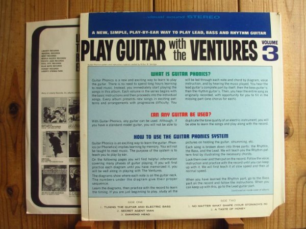 画像3: The Ventures / Play Guitar With The Ventures Volume 3 (3)