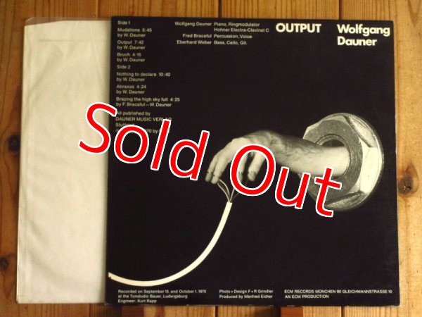 画像2: Wolfgang Dauner / Output (2)