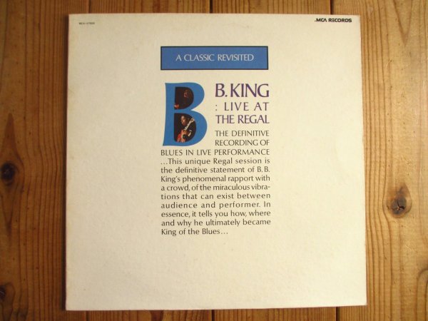 画像1: B.B. King / Live At The Regal (1)