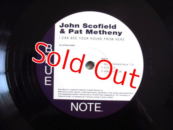 画像6: John Scofield & Pat Metheny / I Can See Your House From Here (6)