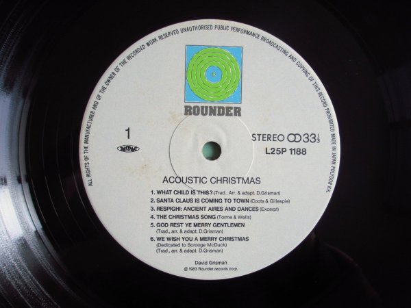 画像3: David Grisman / Acoustic Christmas (3)