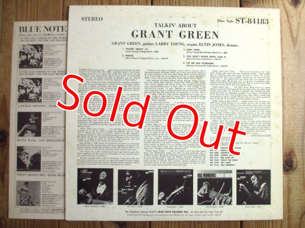 画像2: Grant Green / Talkin' About (2)