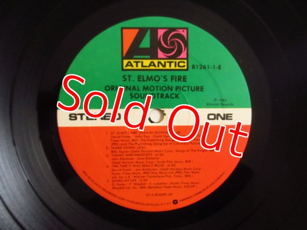 画像3: V.A. (John Parr, David Foster, Airplay, etc.) / St. Elmo's Fire (Soundtrack) (3)