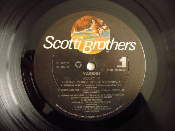 画像3: V.A. (Survivor, James Brown, Kenny Loggins & Gladys Knight, etc.) / Rocky IV (Original Soundtrack) (3)