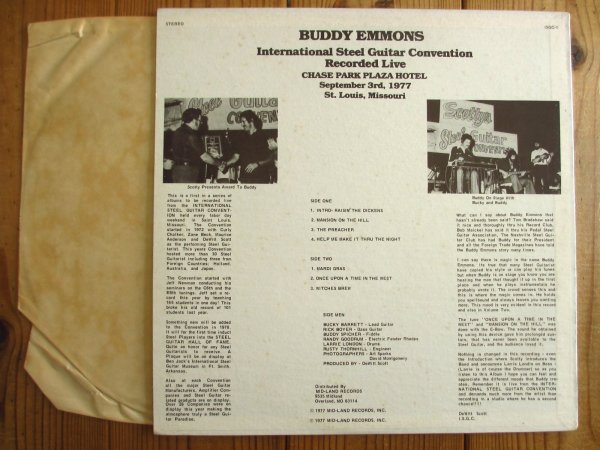 画像3: Buddy Emmons / International Steel Guitar Convention - Volume 1 & 2 (3)