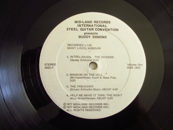 画像4: Buddy Emmons / International Steel Guitar Convention - Volume 1 & 2 (4)