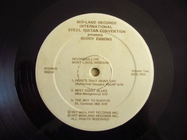 画像7: Buddy Emmons / International Steel Guitar Convention - Volume 1 & 2 (7)