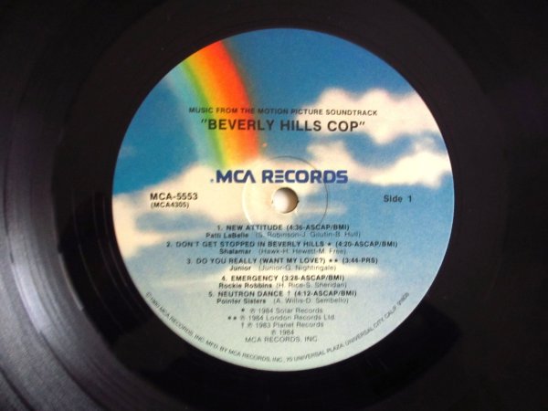 画像3: V.A. (Glenn Frey, Pointer Sisters, Shalamar, etc.) / Beverly Hills Cop (Soundtrack) (3)