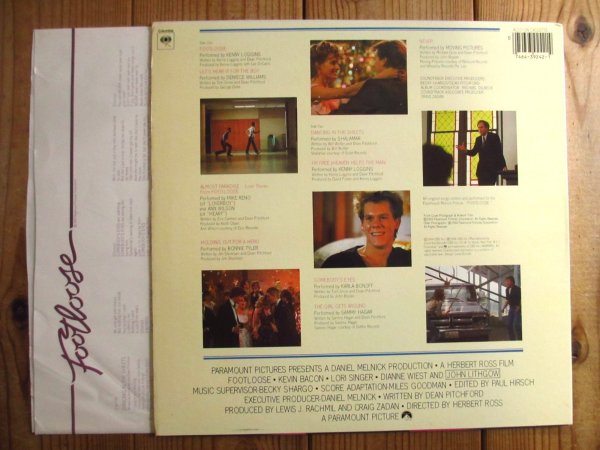 画像2: V.A. (Kenny Loggins, Sammy Hagar, Bonnie Tyler, Deniece Williams, Karla Bonoff, etc.) / Footloose (Soundtrack) (2)