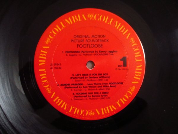 画像3: V.A. (Kenny Loggins, Sammy Hagar, Bonnie Tyler, Deniece Williams, Karla Bonoff, etc.) / Footloose (Soundtrack) (3)